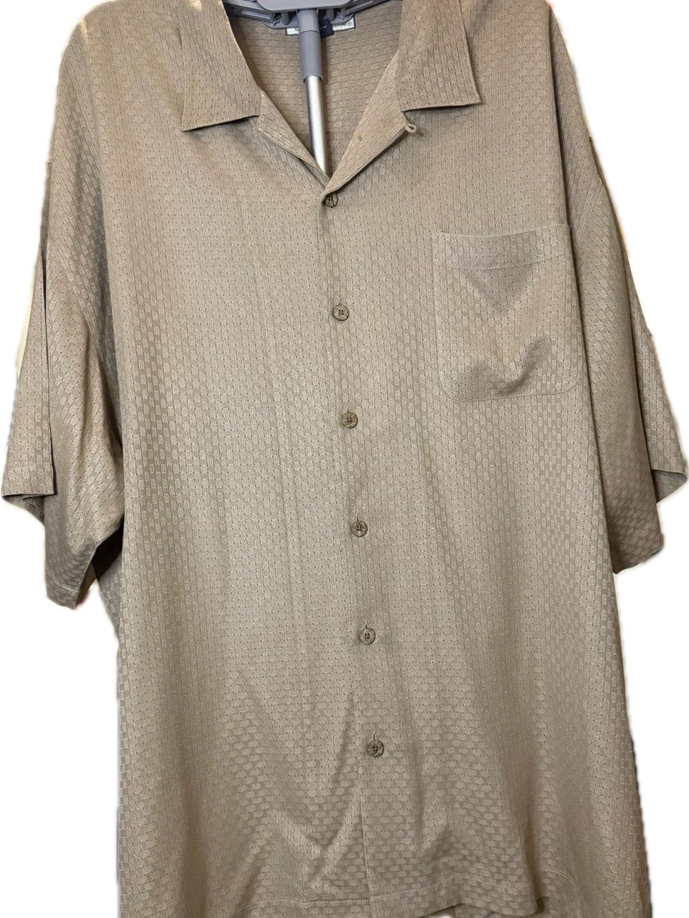 Tommy Bahama Men’s XXL 100% Silk Short Sleeve Button-Up Camp Shirt